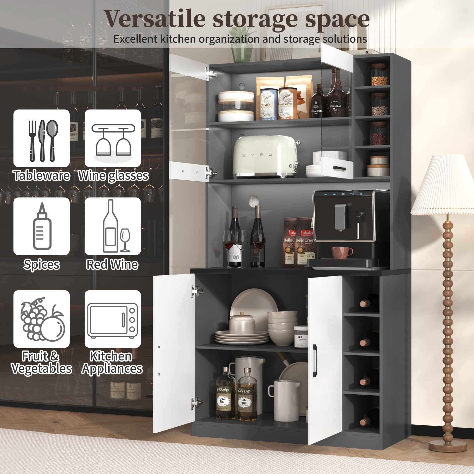 Stylish Freestanding Pantry - image 3