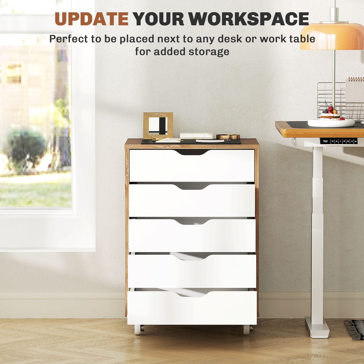Vinsetto 5-Drawer Cabinet - image 2