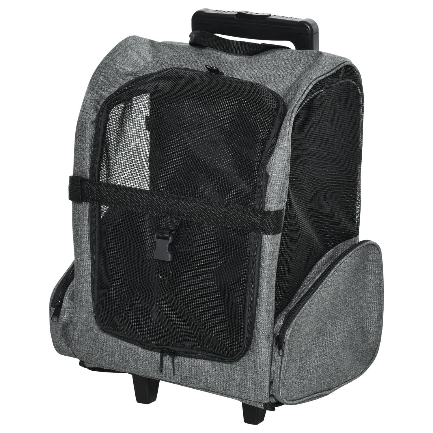 PawHut Pet Travel Backpack with Trolley