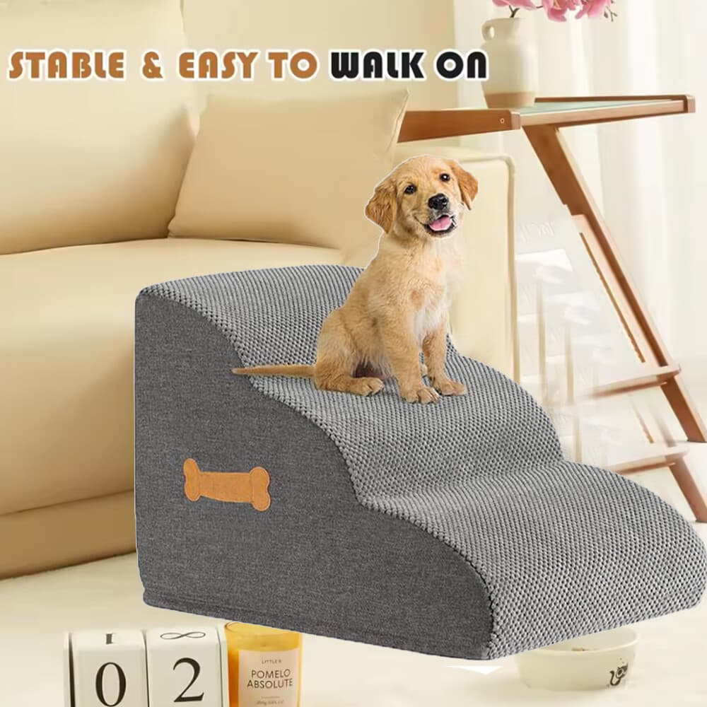Foam Pet Stairs That Give Smaller and Older Pets Safe Access - image 5