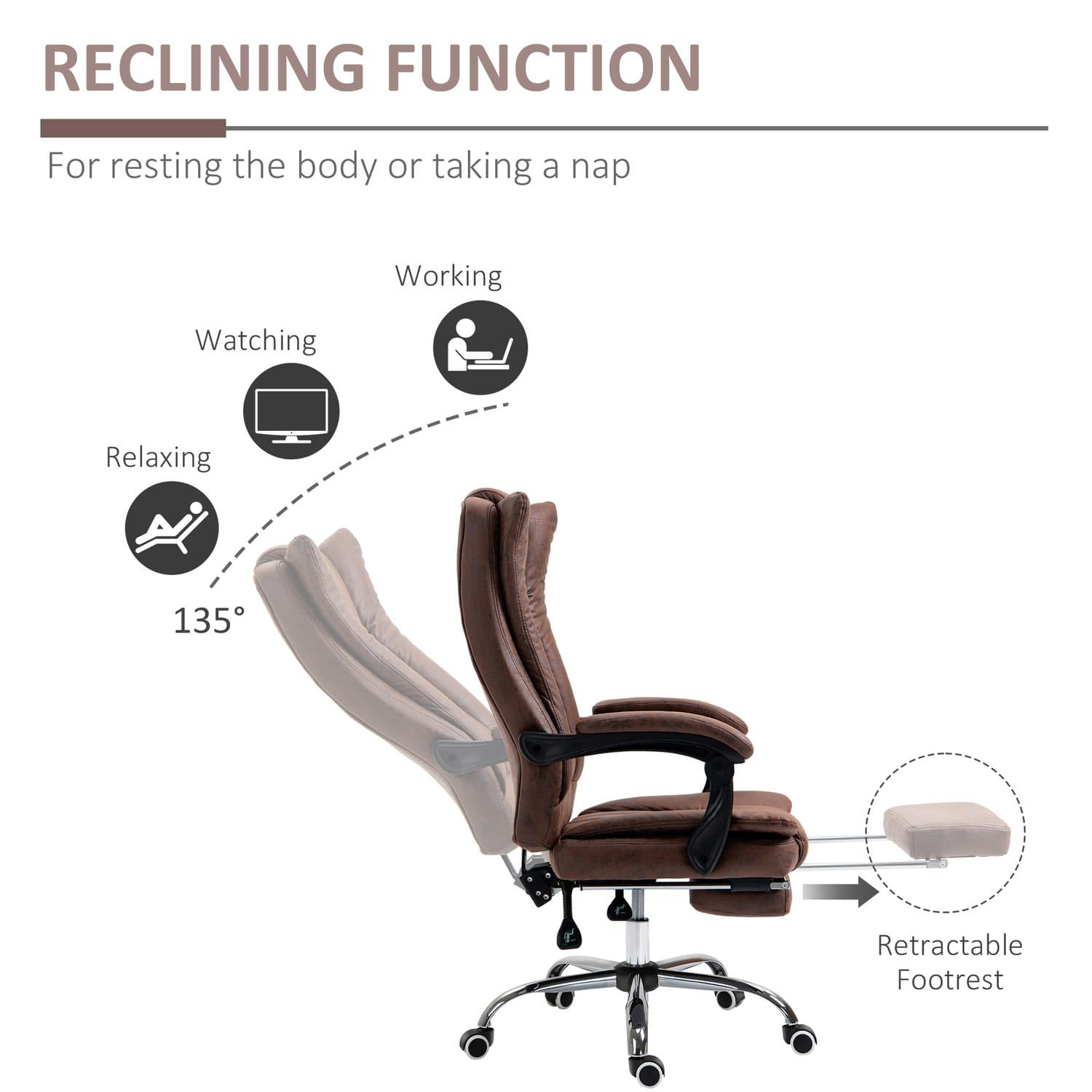 Vinsetto Reclining Chair - image 3