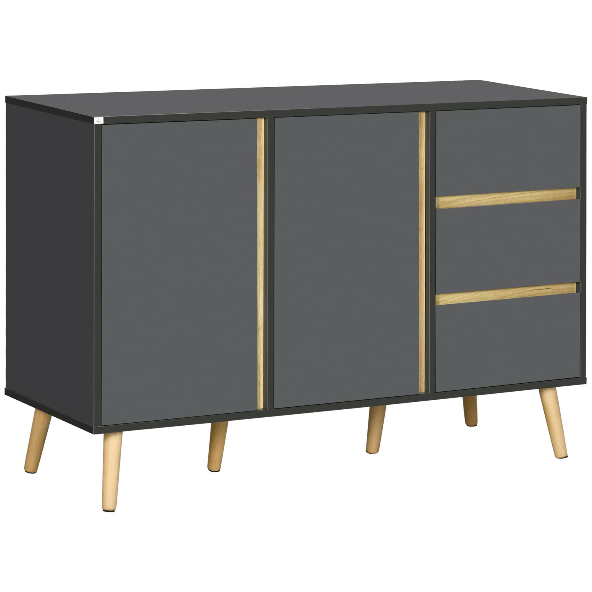 Modern Dark Grey Sideboard