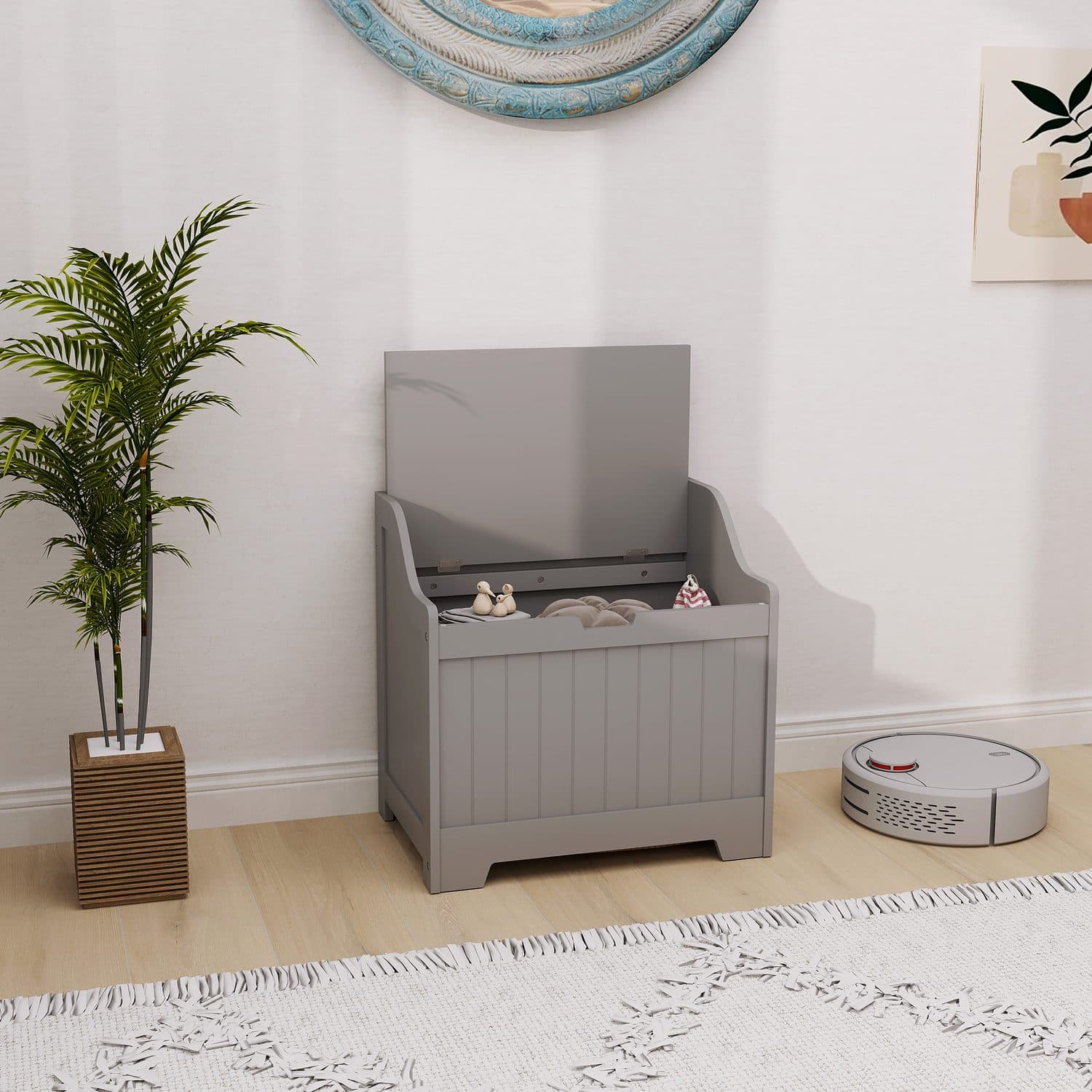 61L Grey Storage Chest - image 1