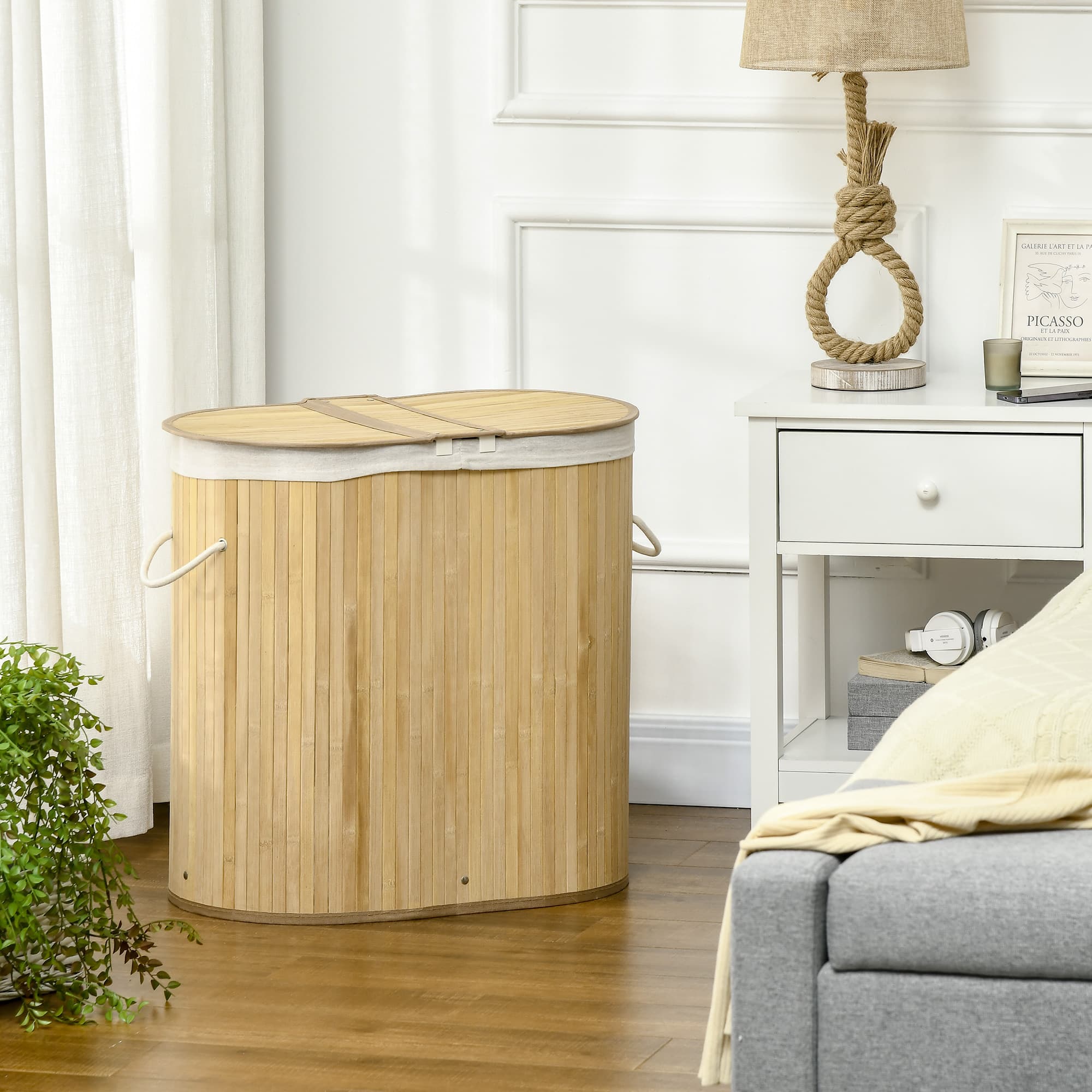 Sort Laundry More Easily with This 100-Litre Bamboo Hamper - image 5