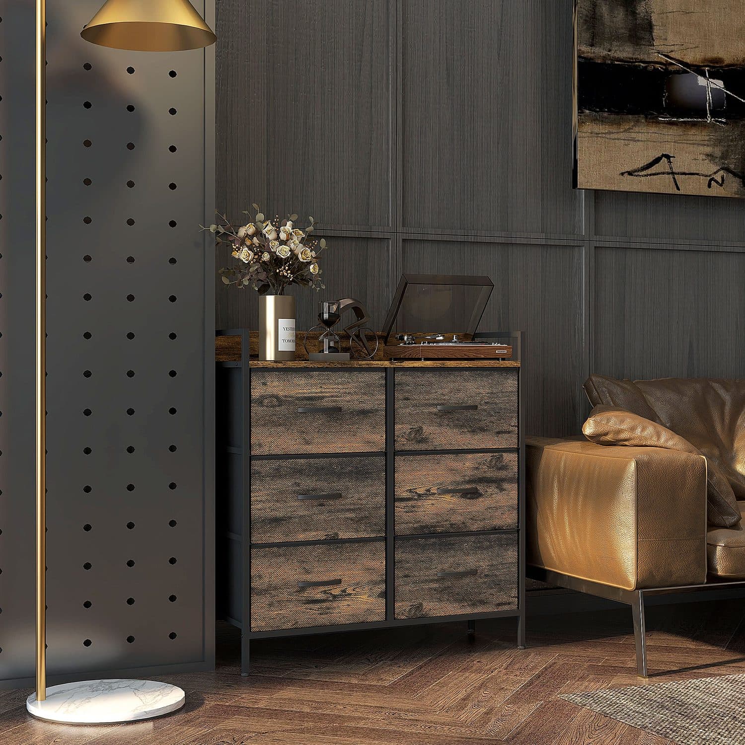 Rustic 6-Drawer Chest - image 5