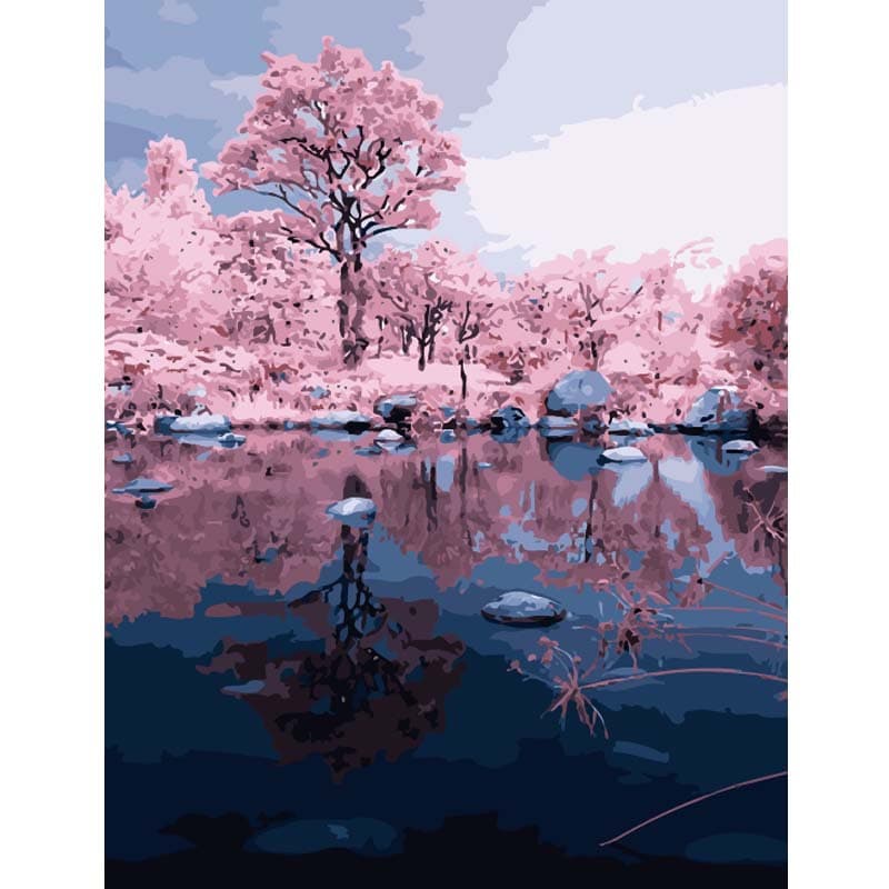 Paint Your Own Four Seasons Tree on Canvas - image 8