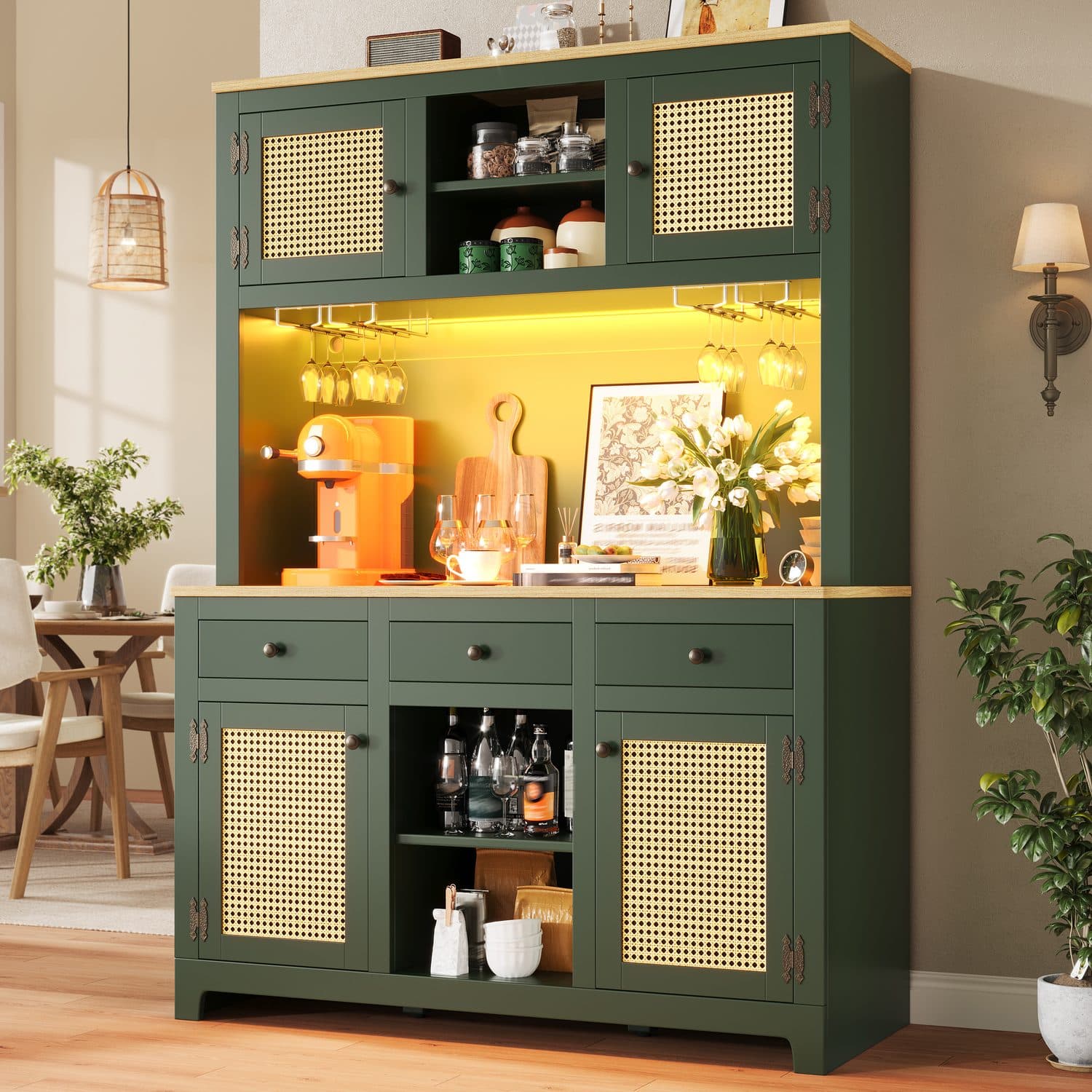 Antique Green LED Cabinet - image 2