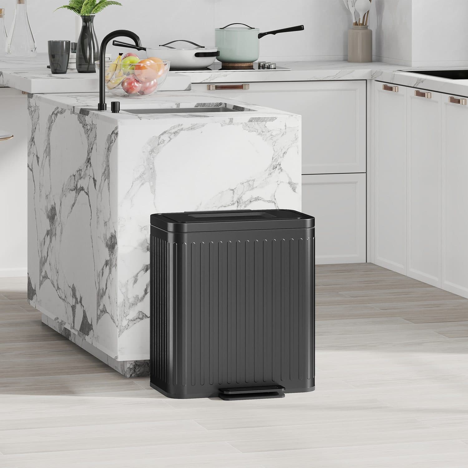 40L Dual Kitchen Bin - image 1