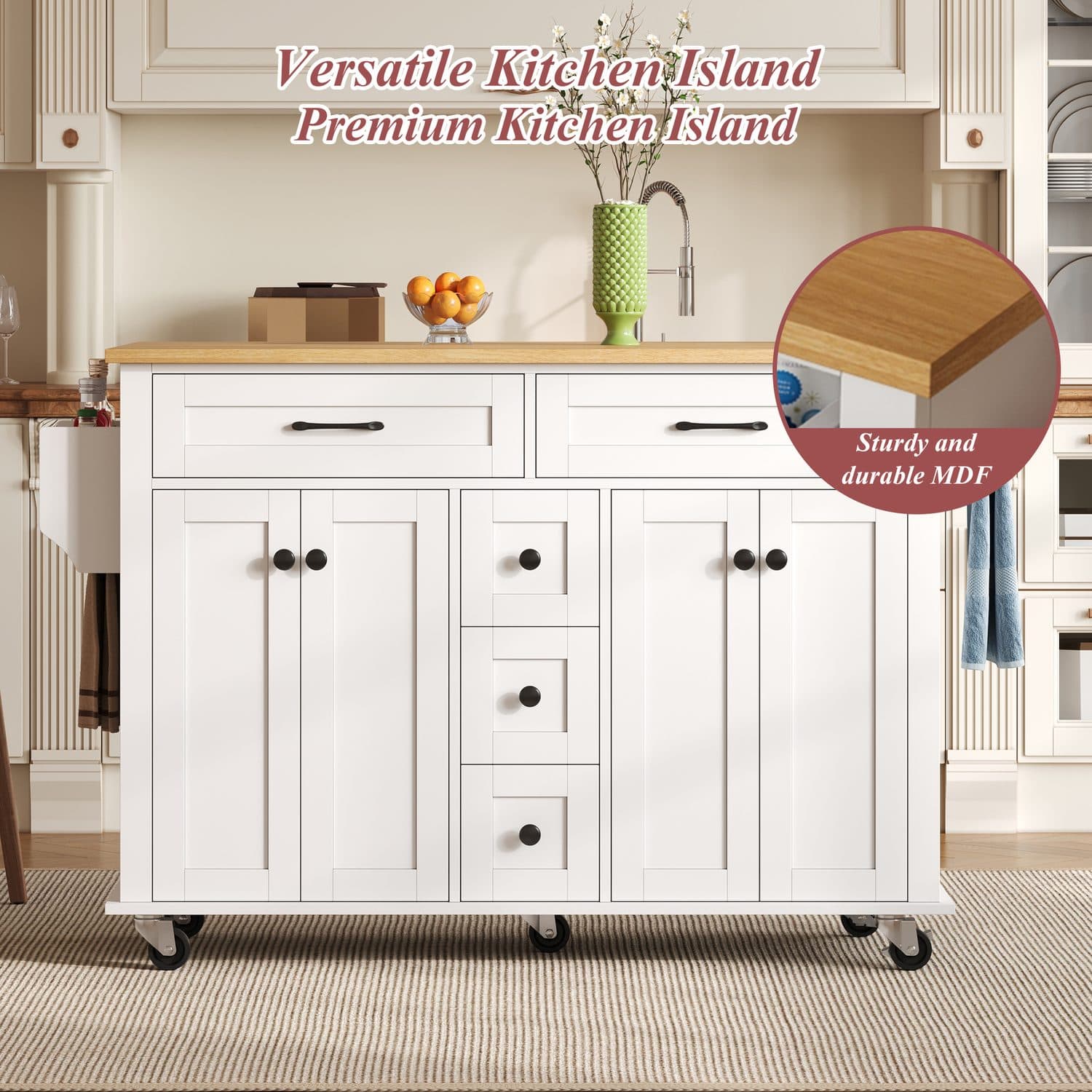 Dropleaf Kitchen Island - image 1