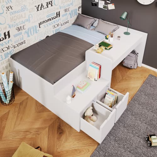 The Smart All-in-One Bed, Desk, and Storage for Kids' Rooms - image 3