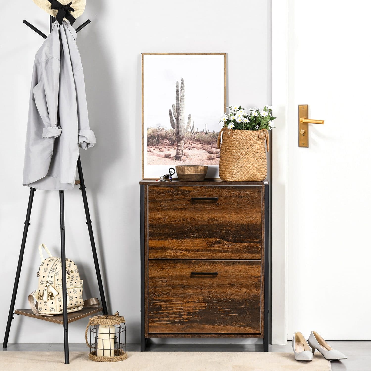 12-Pair Shoe Cabinet - image 1