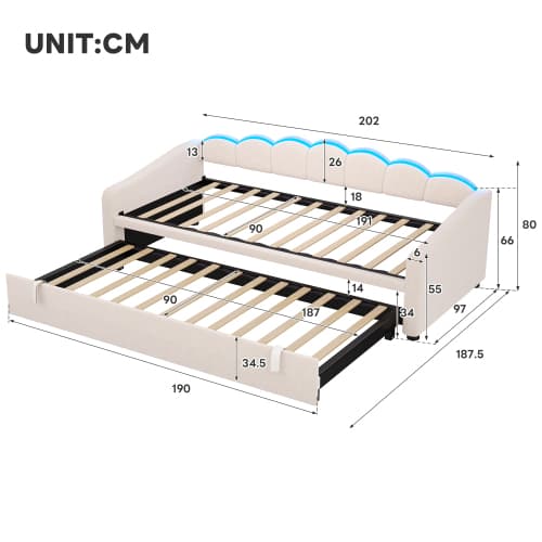 Petal-Shaped LED Daybed - image 2