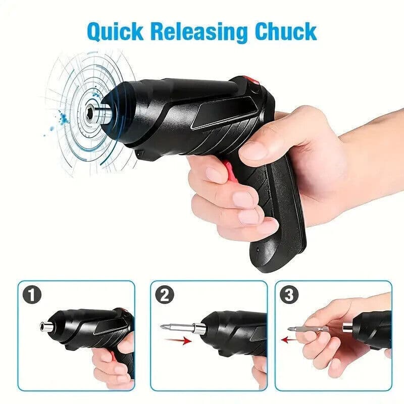 Rechargeable Electric Screwdriver Kit for Home DIY - image 8