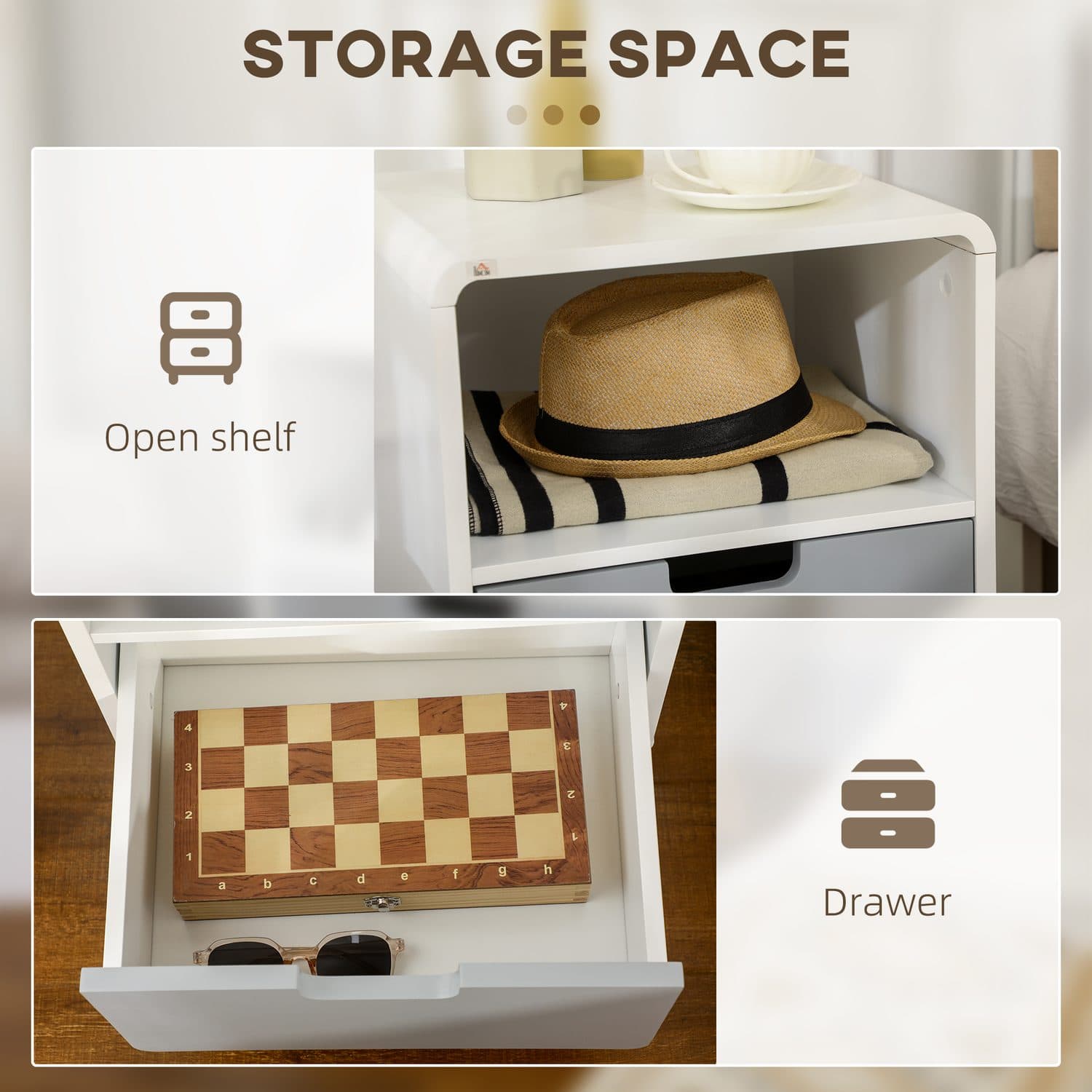 Scandinavian Bedside Tables - image 2