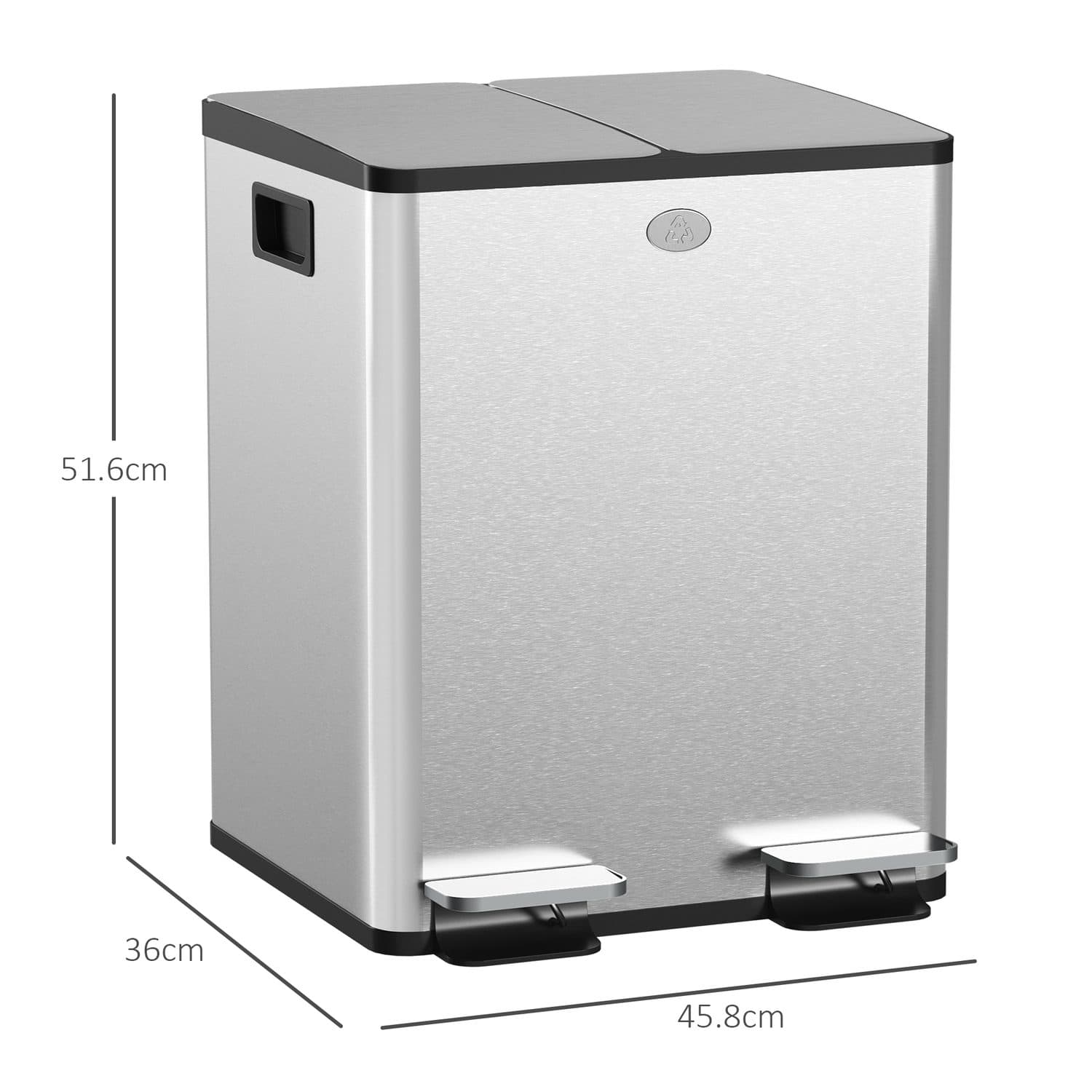 40L Dual Compartment Bin - image 3