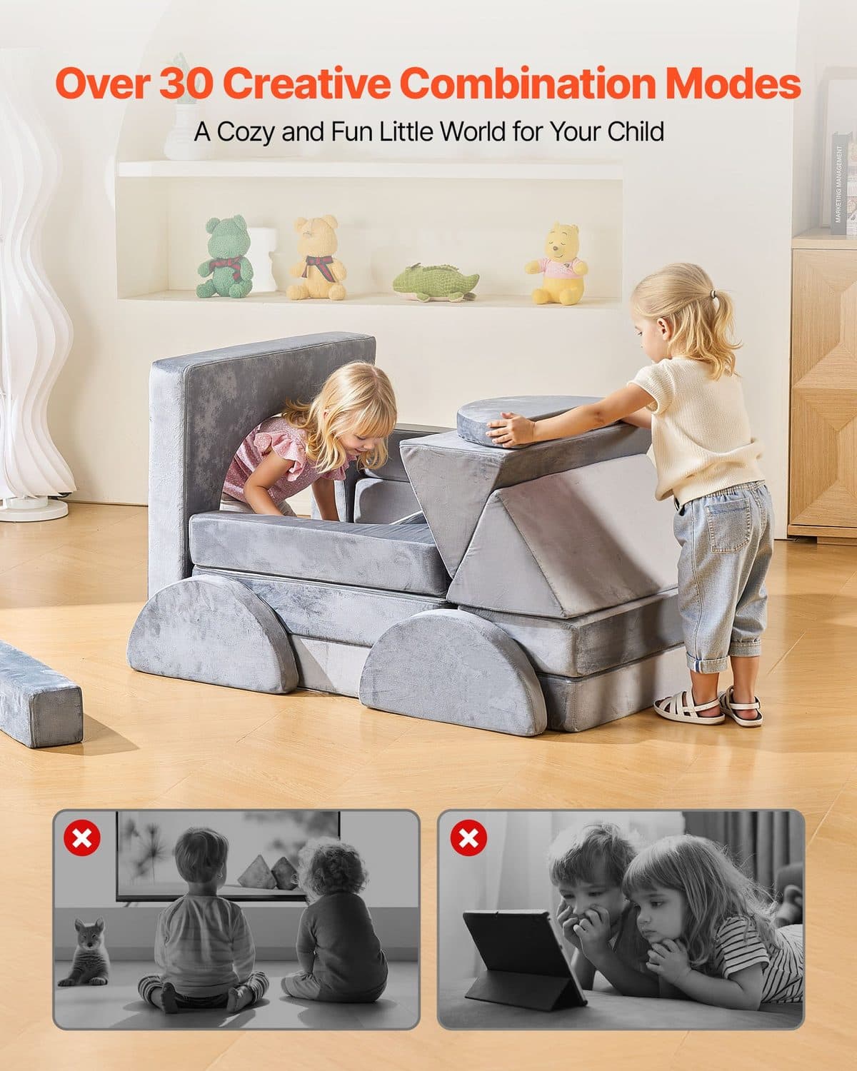 14-Piece Modular Kids Sofa - image 1