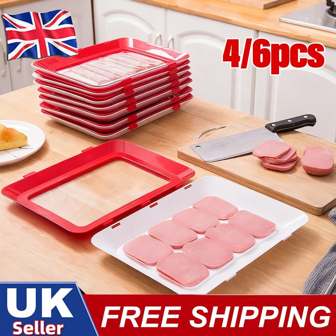 Reusable Stretch Food Storage Trays for Fresher Meals - image 4