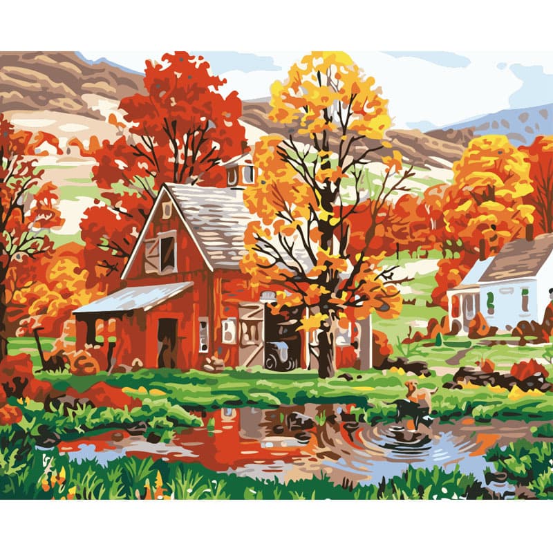 Paint Your Own Four Seasons Tree on Canvas - image 7