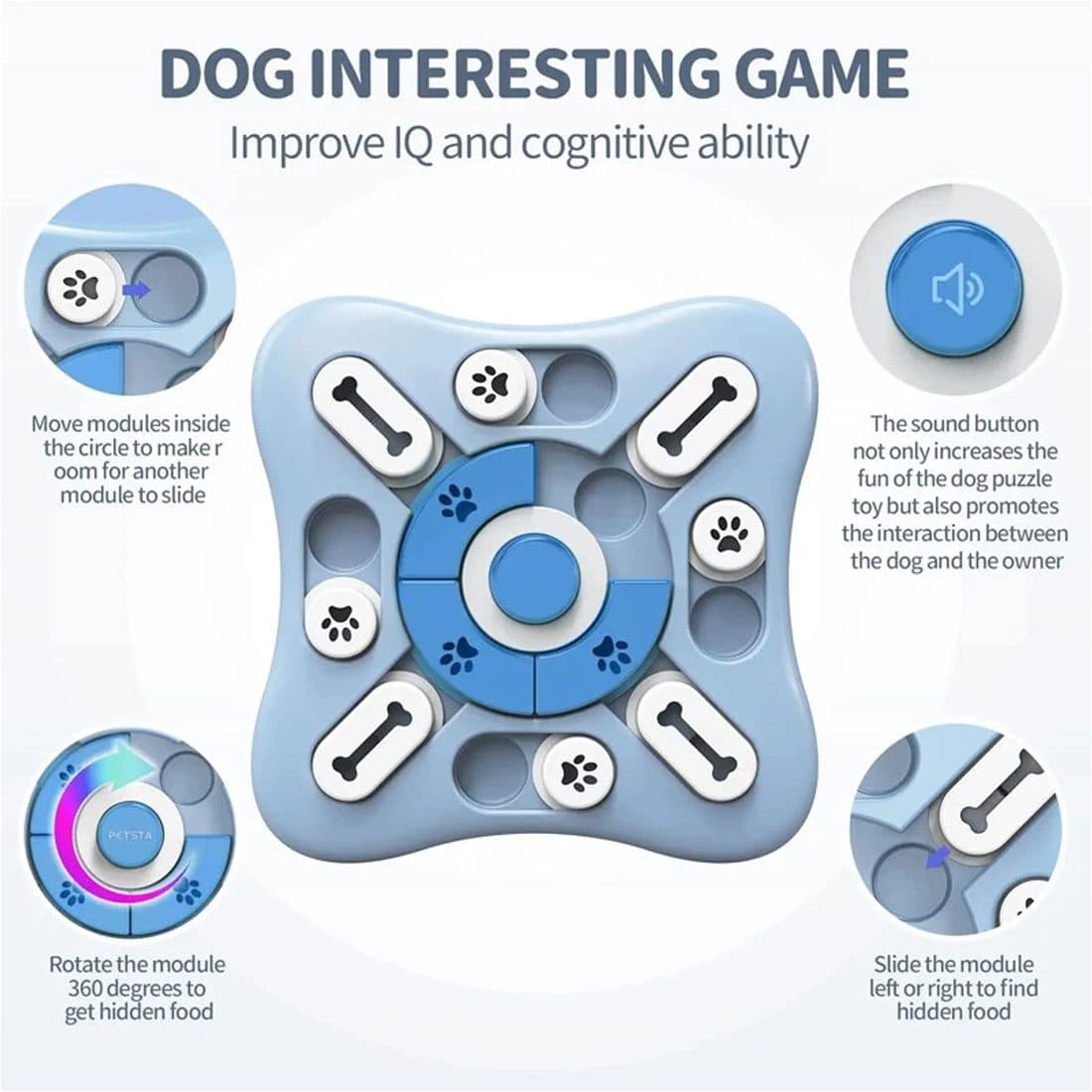 Dog Treat Puzzle Toy for Training and Slow Feeding - image 7