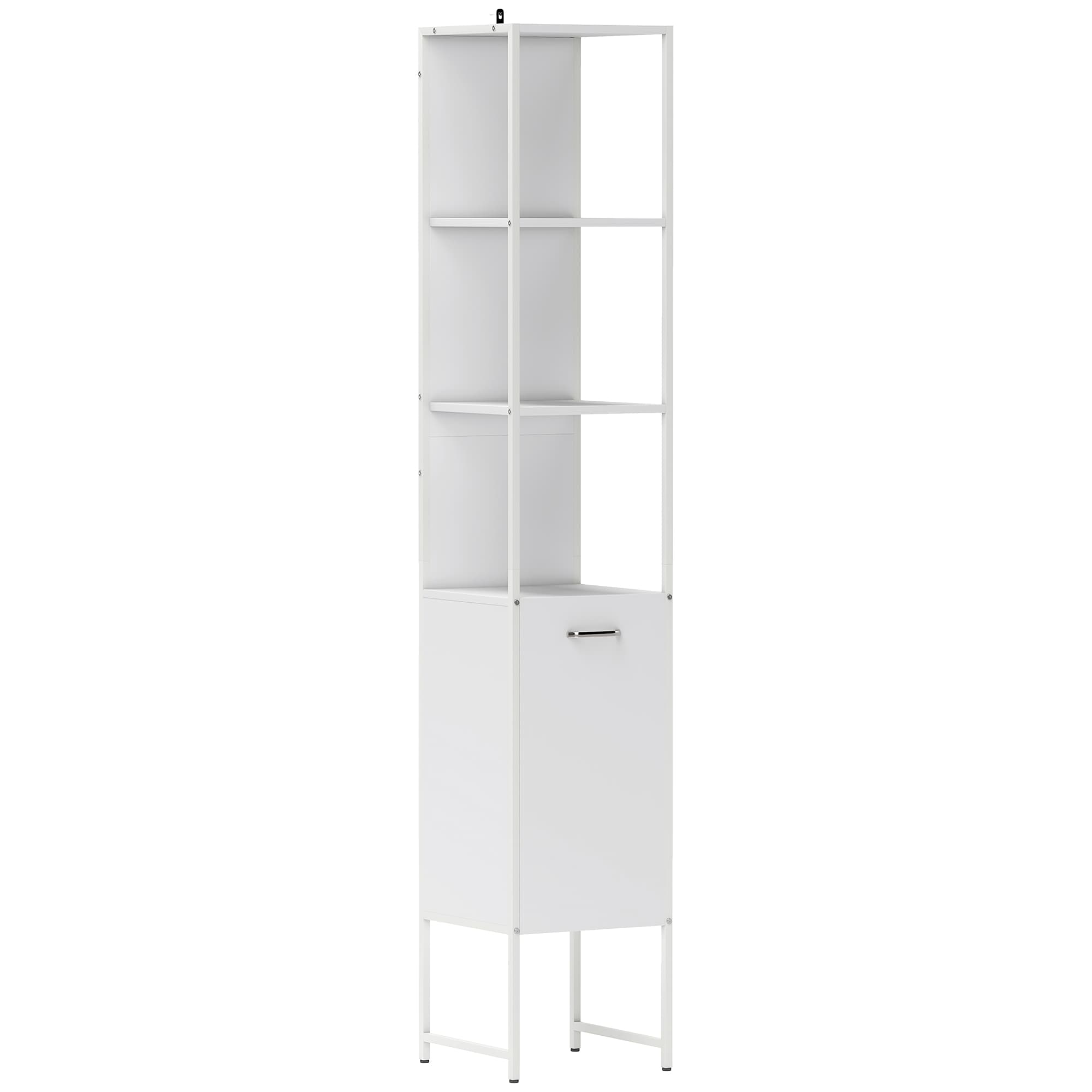Tall White Bathroom Cabinet