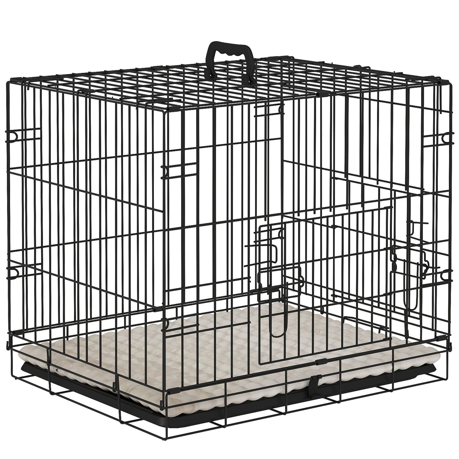 PawHut Foldable Dog Crate for Extra Small Dogs
