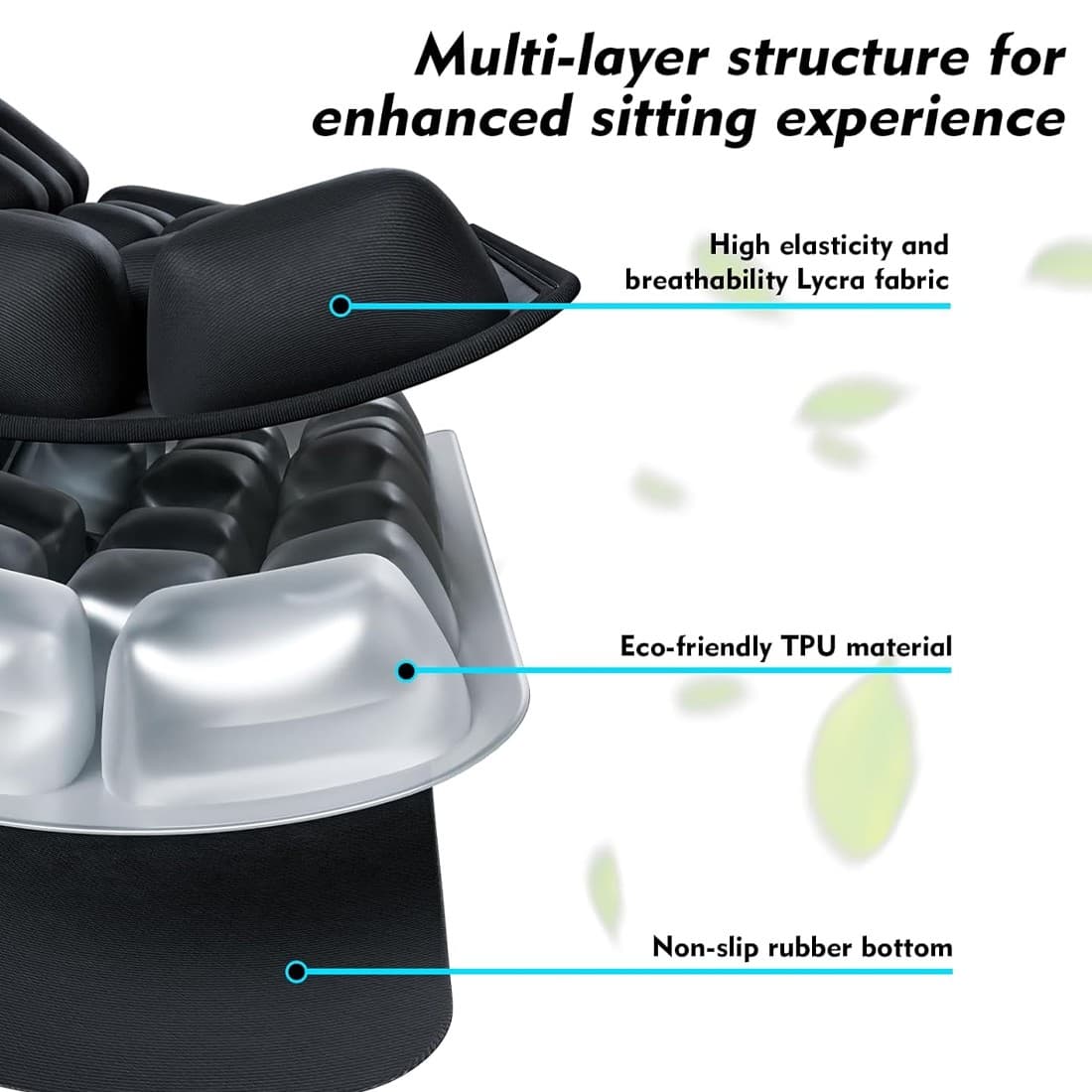 Sit Longer Without Discomfort — Air Cell Seat Cushion - image 5