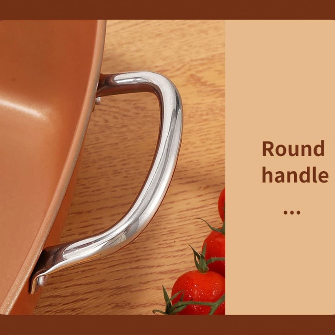 Square Copper Chip Pan with Frying Basket, Steamer Rack and Lid - image 3