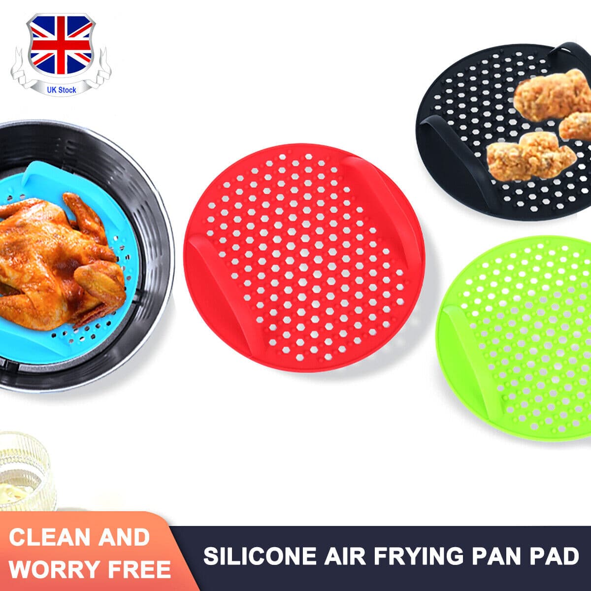 Reusable Silicone Air Fryer Liner for Cleaner Cooking - image 6
