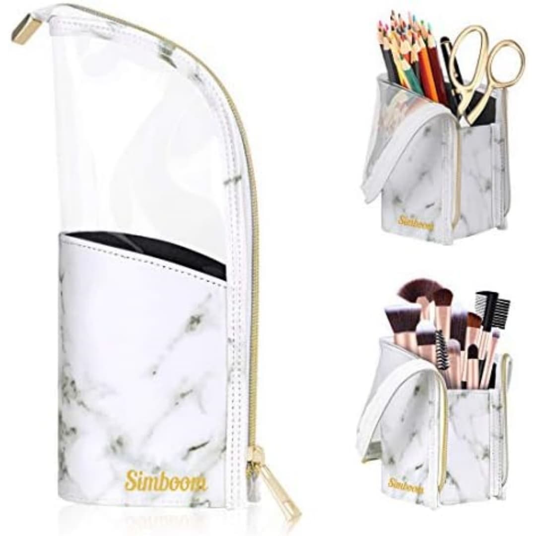 Marble Effect Cosmetics Storage Bag