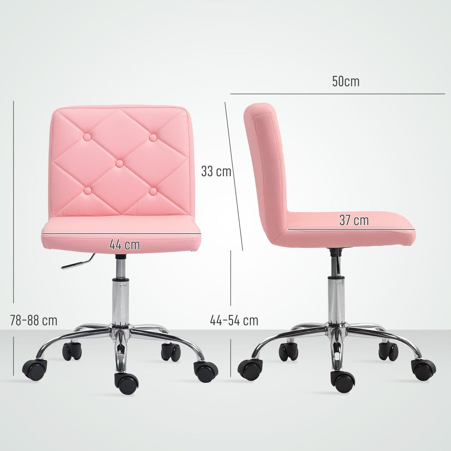 A Pink Swivel Chair for the Vanity, Bedroom Desk, or Home Study - image 4