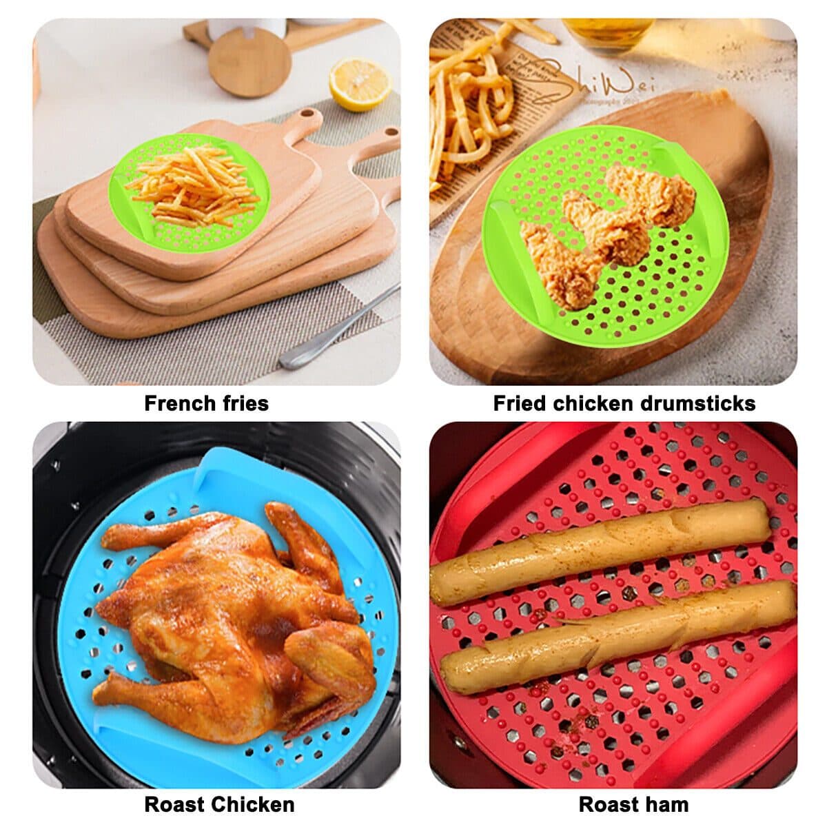 Reusable Silicone Air Fryer Liner for Cleaner Cooking - image 4