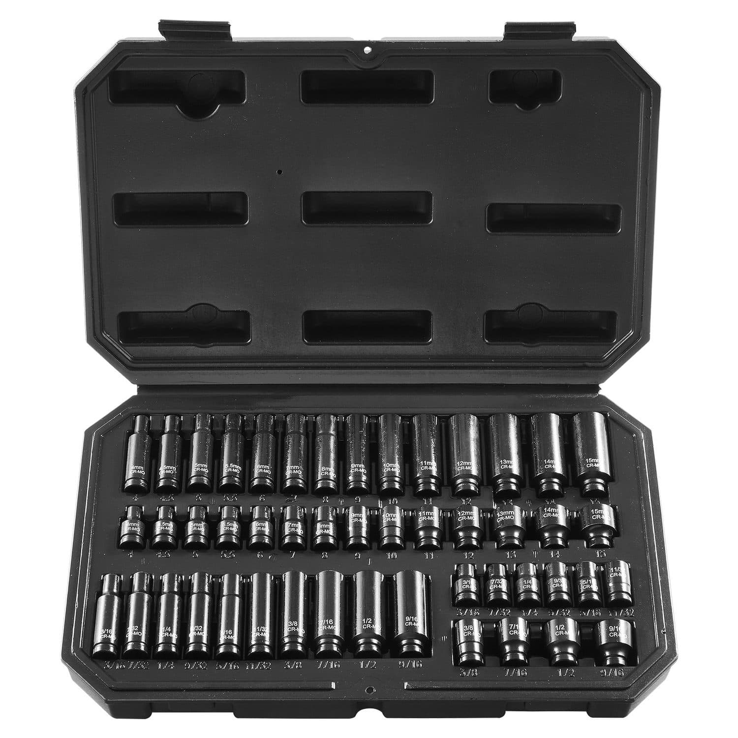 48 Piece Deep and Shallow Impact Socket Set - CJTTZJ1CRMO41B6ARV0