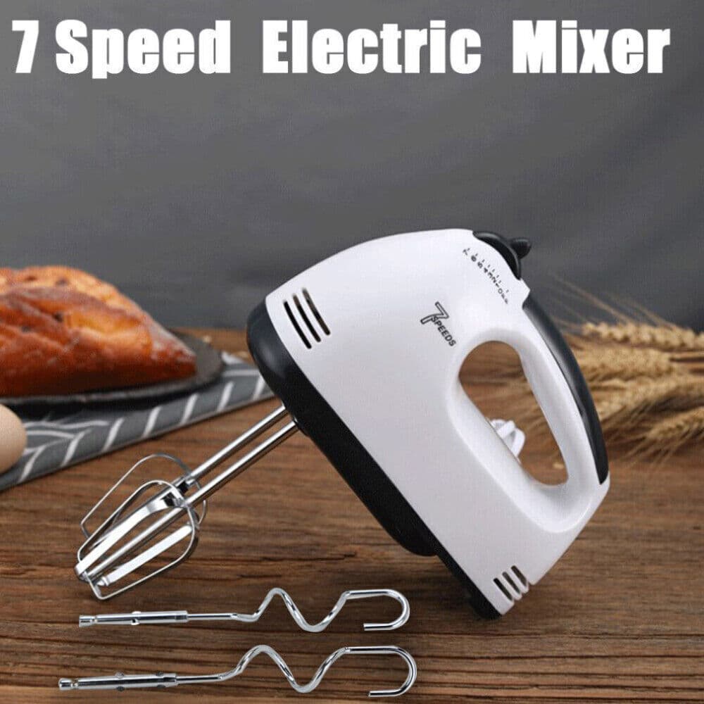 7 Speed Electric Hand Mixer for Baking Prep - Default
