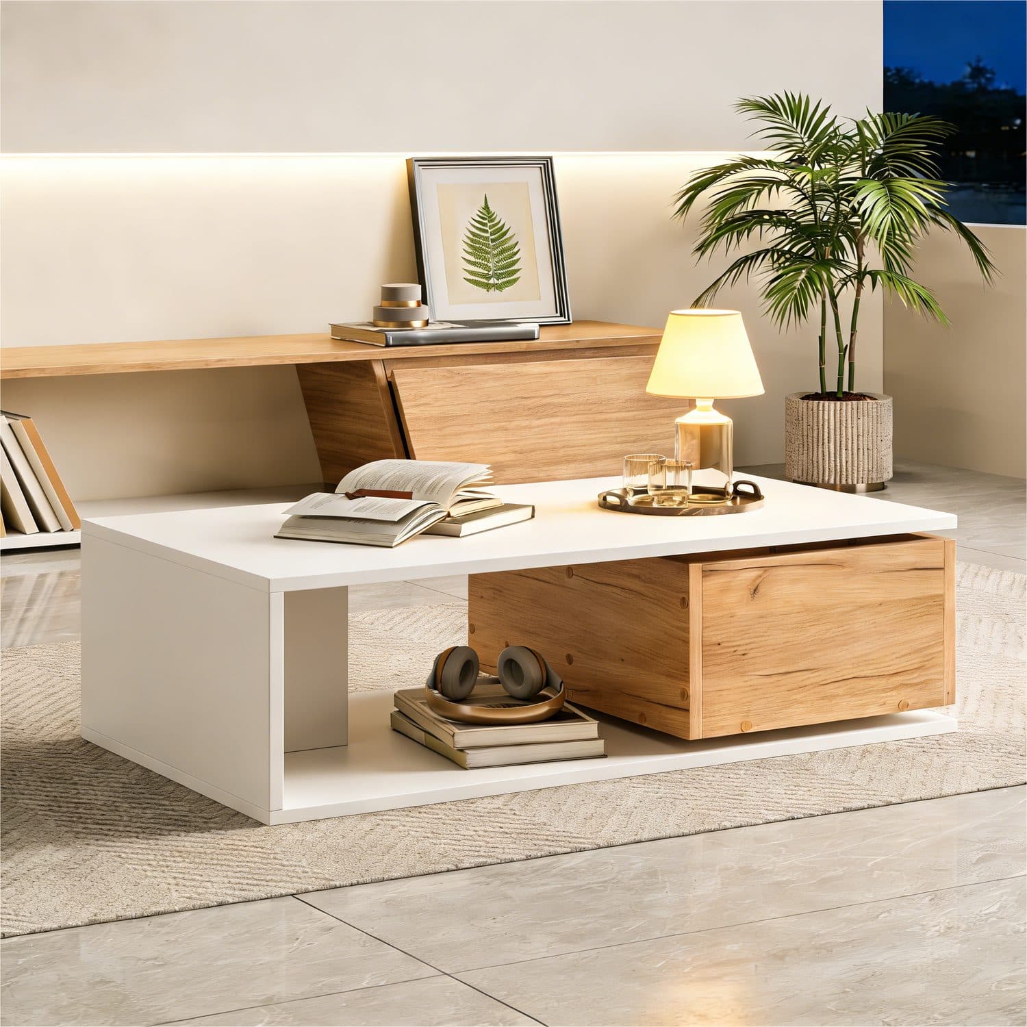 Modern Coffee Table - White
