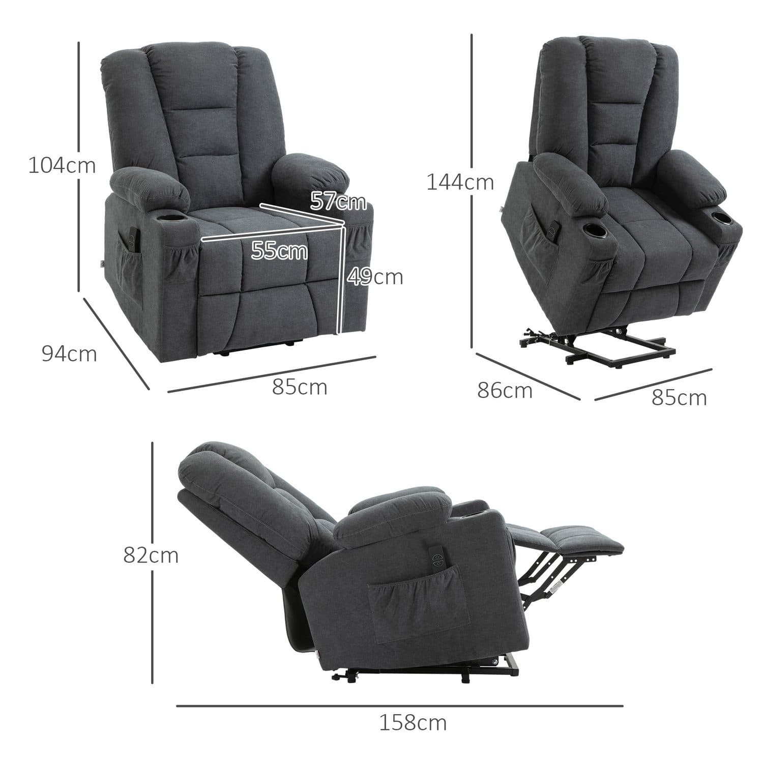 Oversized Riser Recliner - image 4