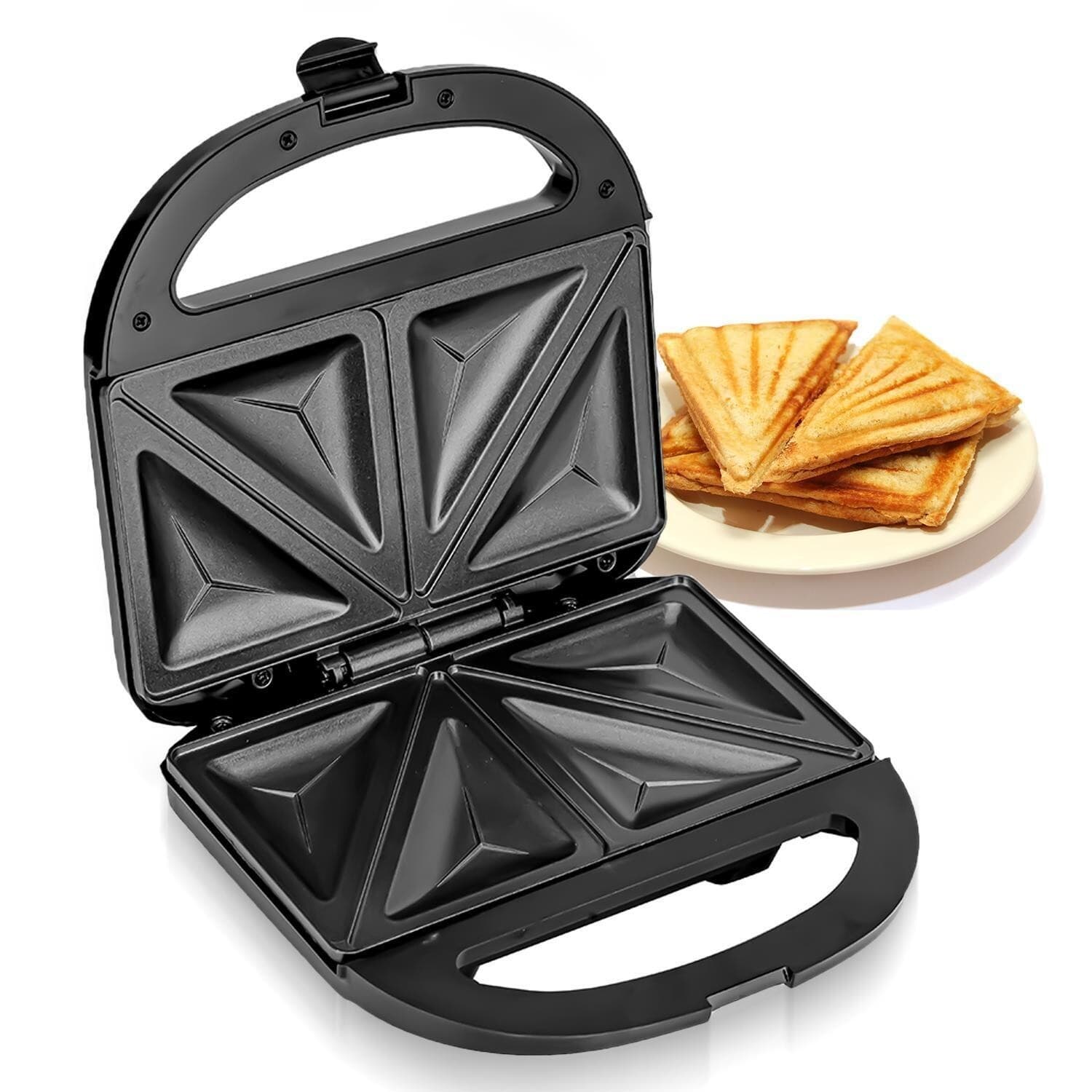 Make Perfect Toasties in Minutes with a Non-Stick Sandwich Maker - Default