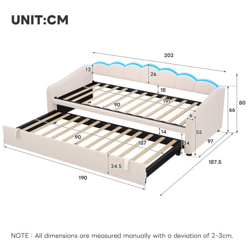 Petal-Shaped LED Daybed - image 9