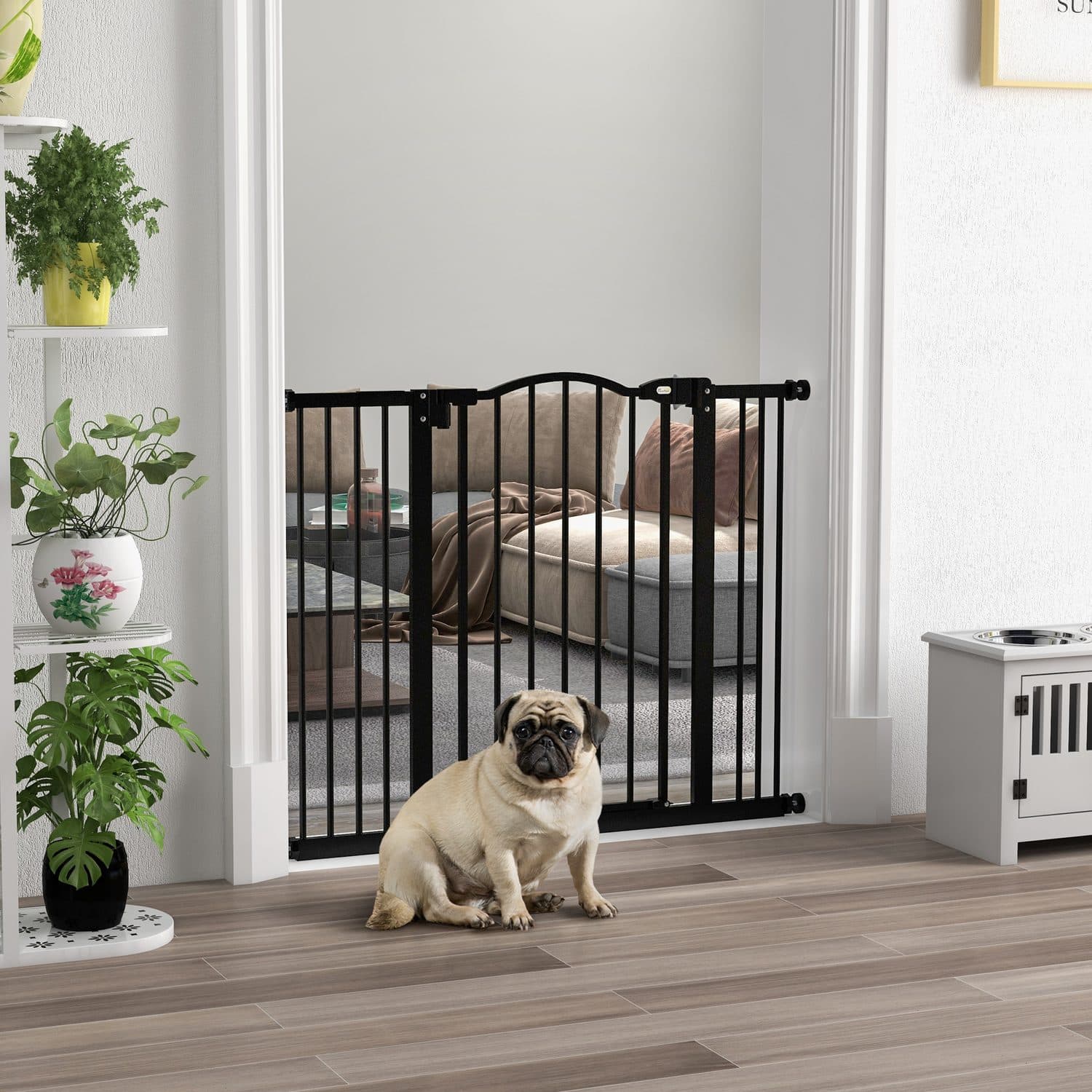Adjustable Metal Pet Safety Gate with Auto-Close Door - image 5