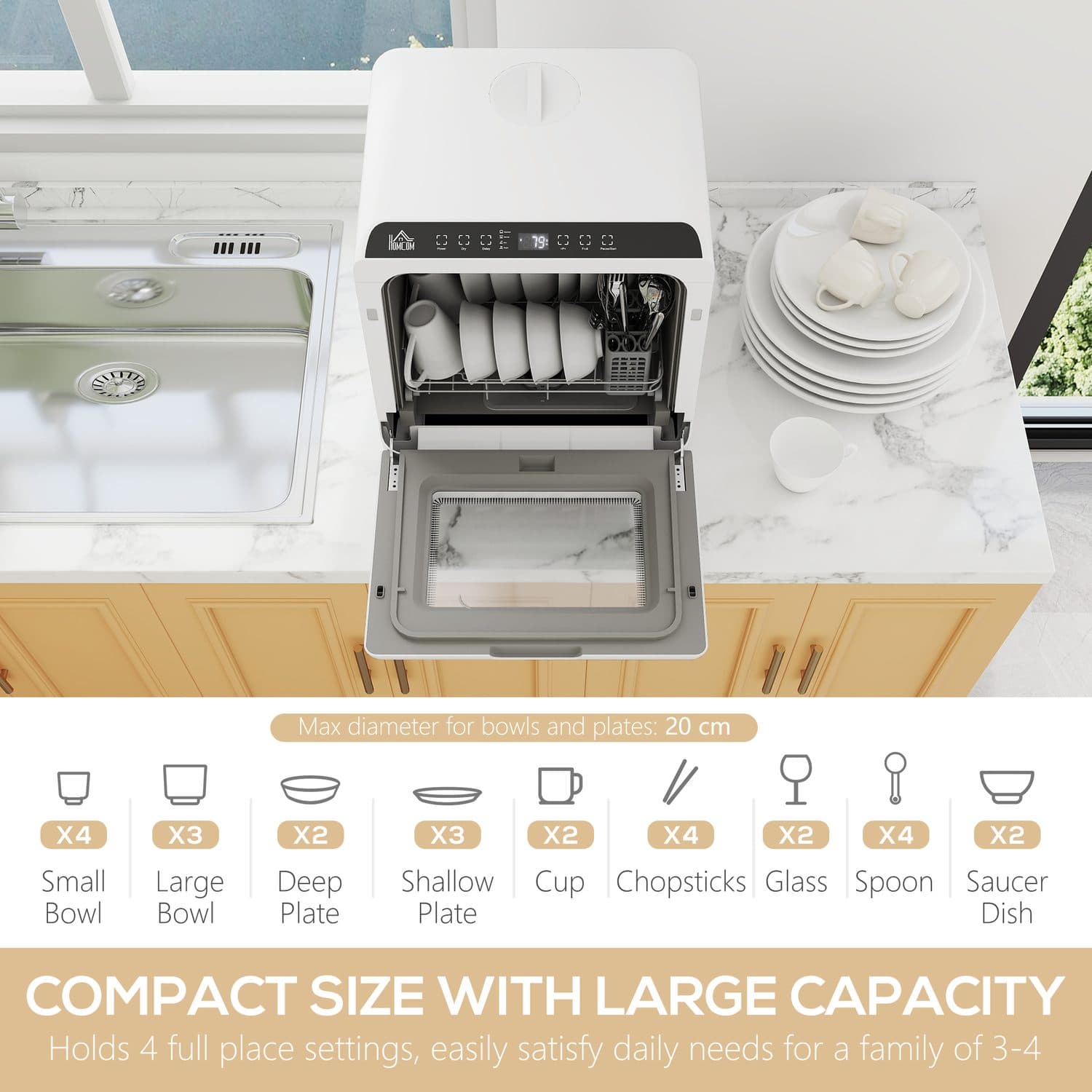 Compact 6L Dishwasher - image 5