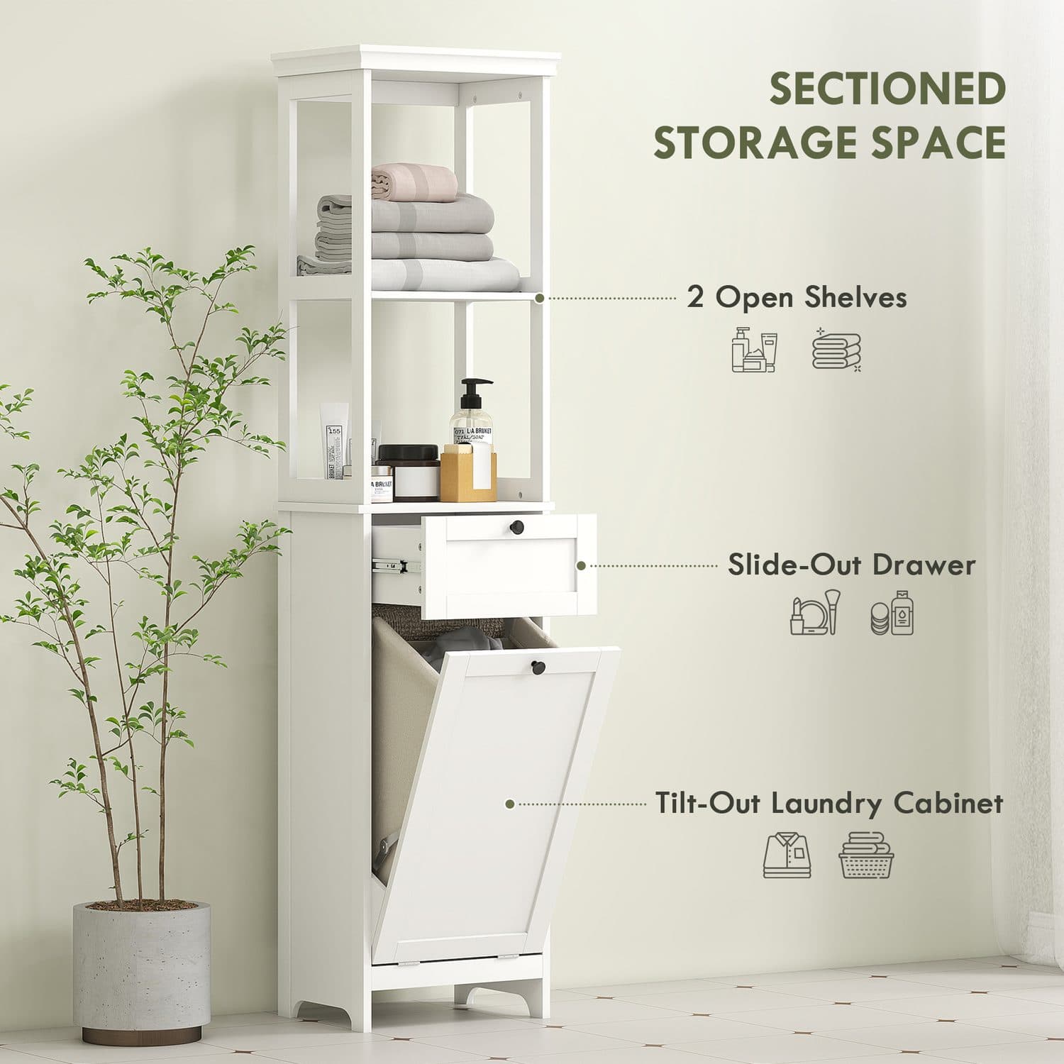 Integrated Laundry Hamper - image 5