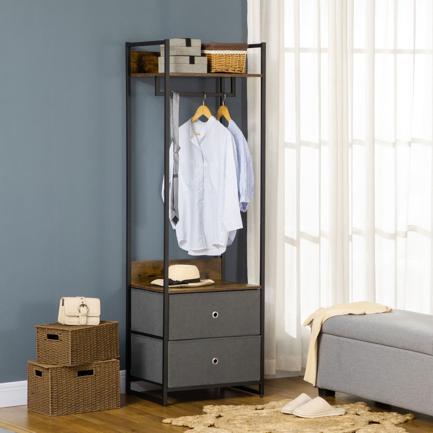 Rustic Clothes Rail - image 4
