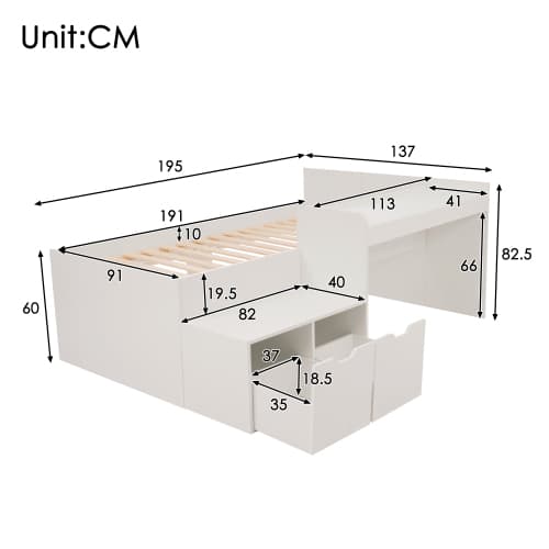 The Smart All-in-One Bed, Desk, and Storage for Kids' Rooms - image 1