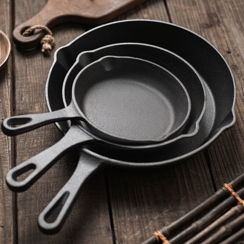 3-Piece Cast Iron Skillet Set