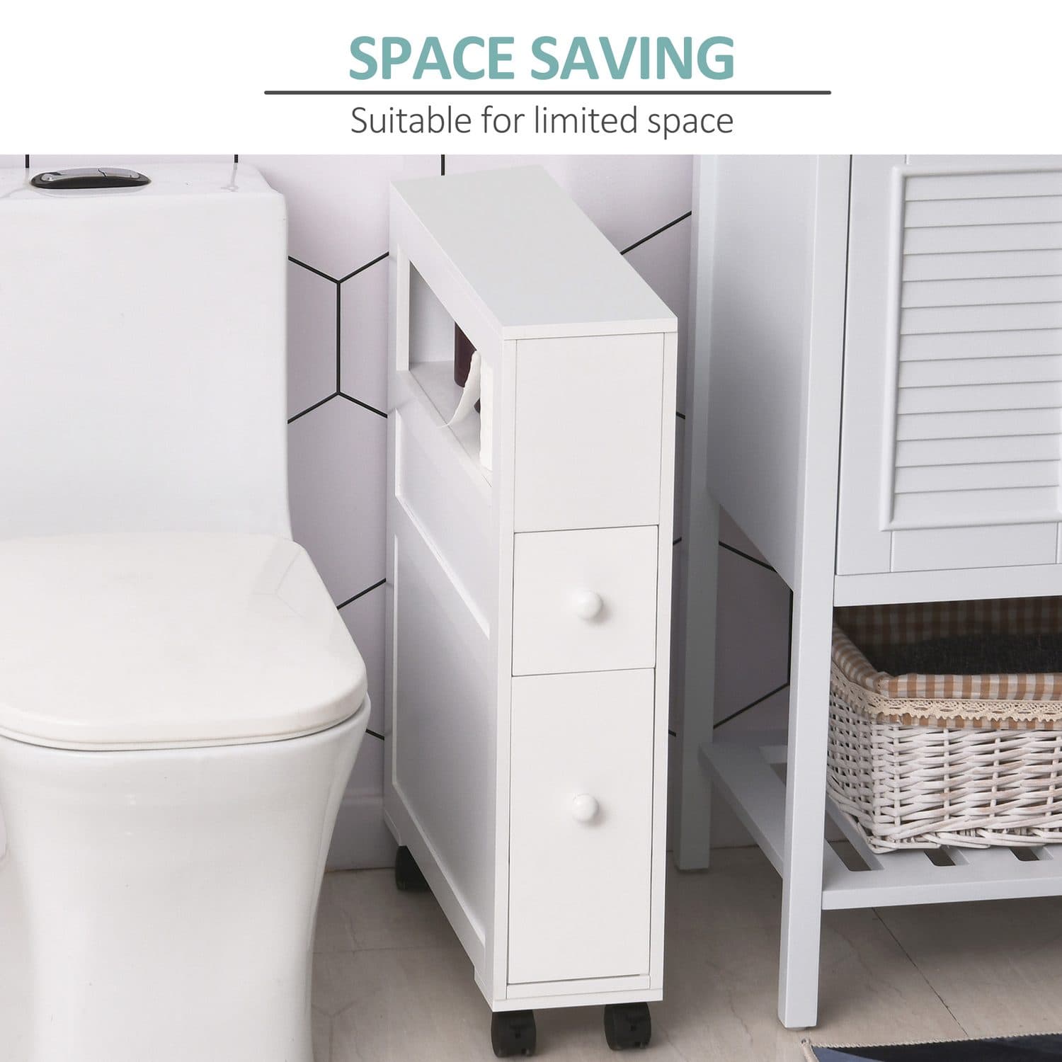 Slimline Bathroom Storage Unit - image 1