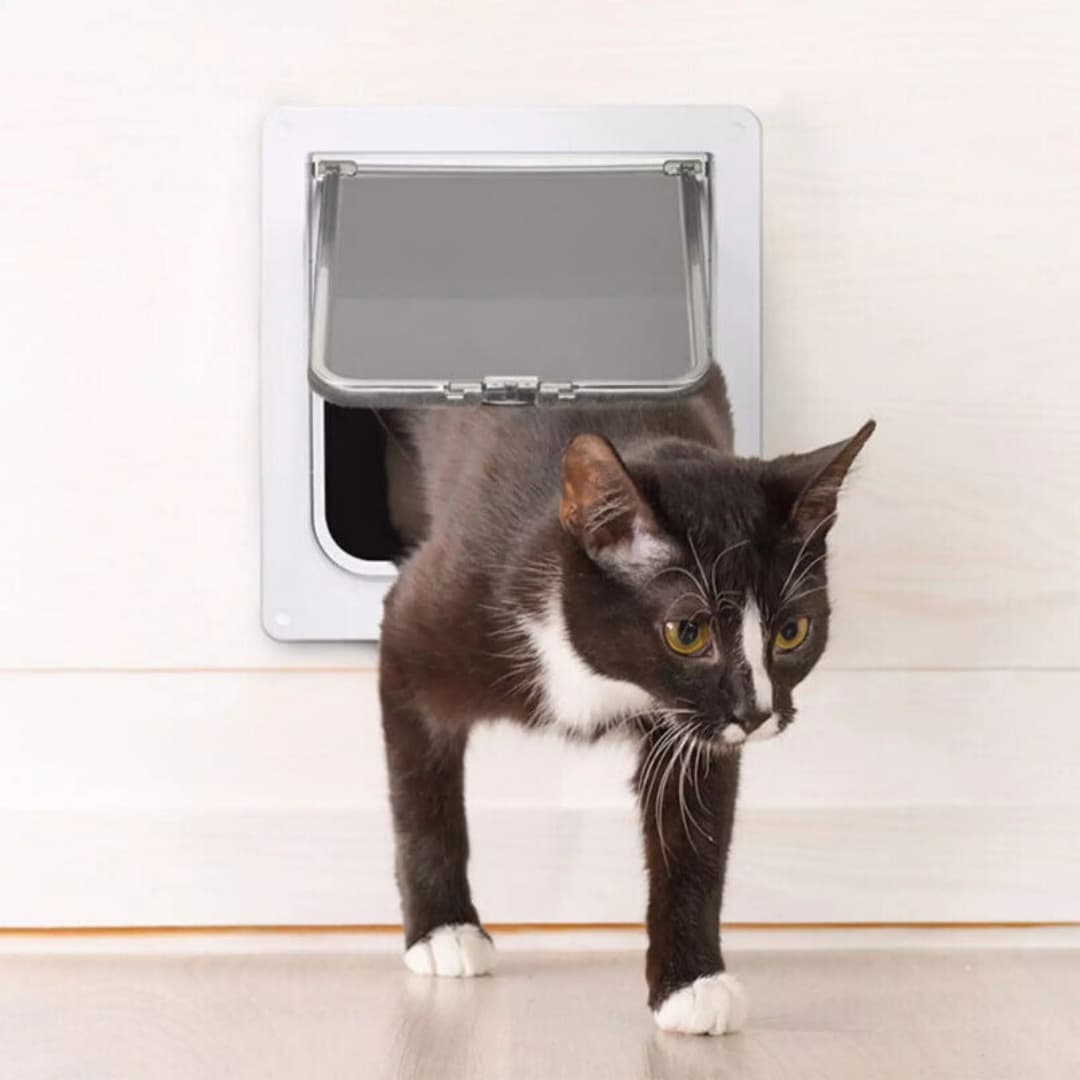 XL White Pet Door with Adjustable 4-Way Locking - image 10