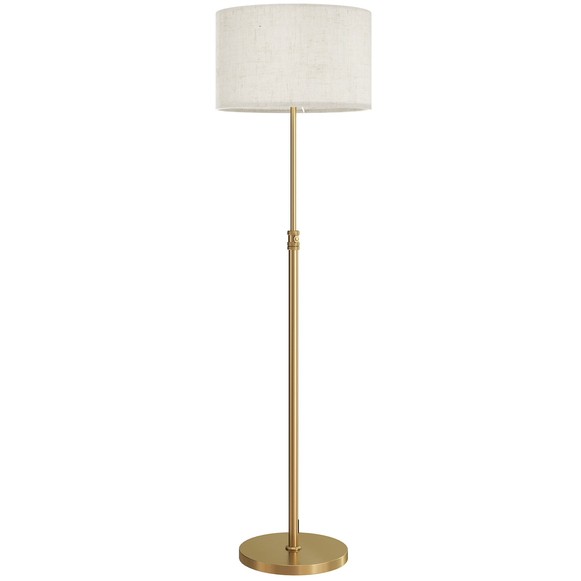 Adjustable Gold Floor Lamp for Effortless Ambience