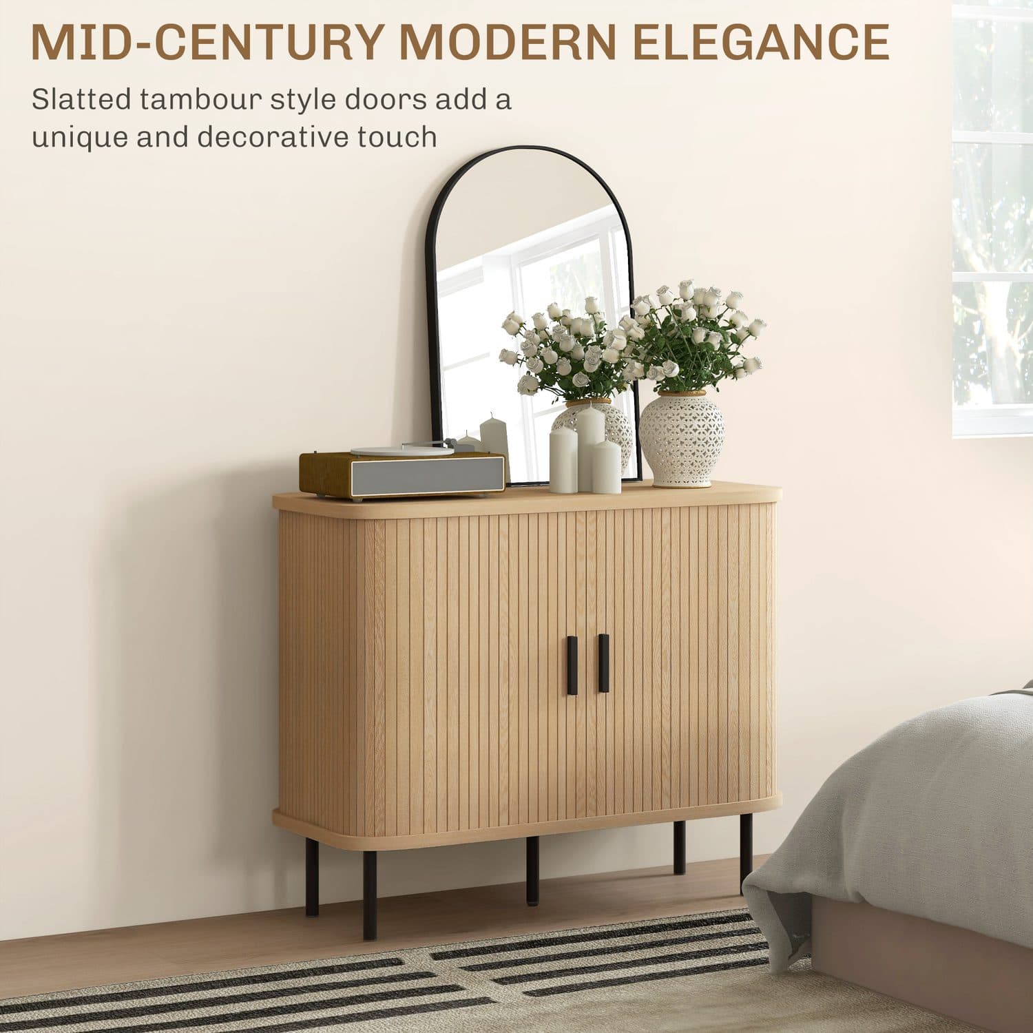 Mid-Century Oak Sideboard - image 2