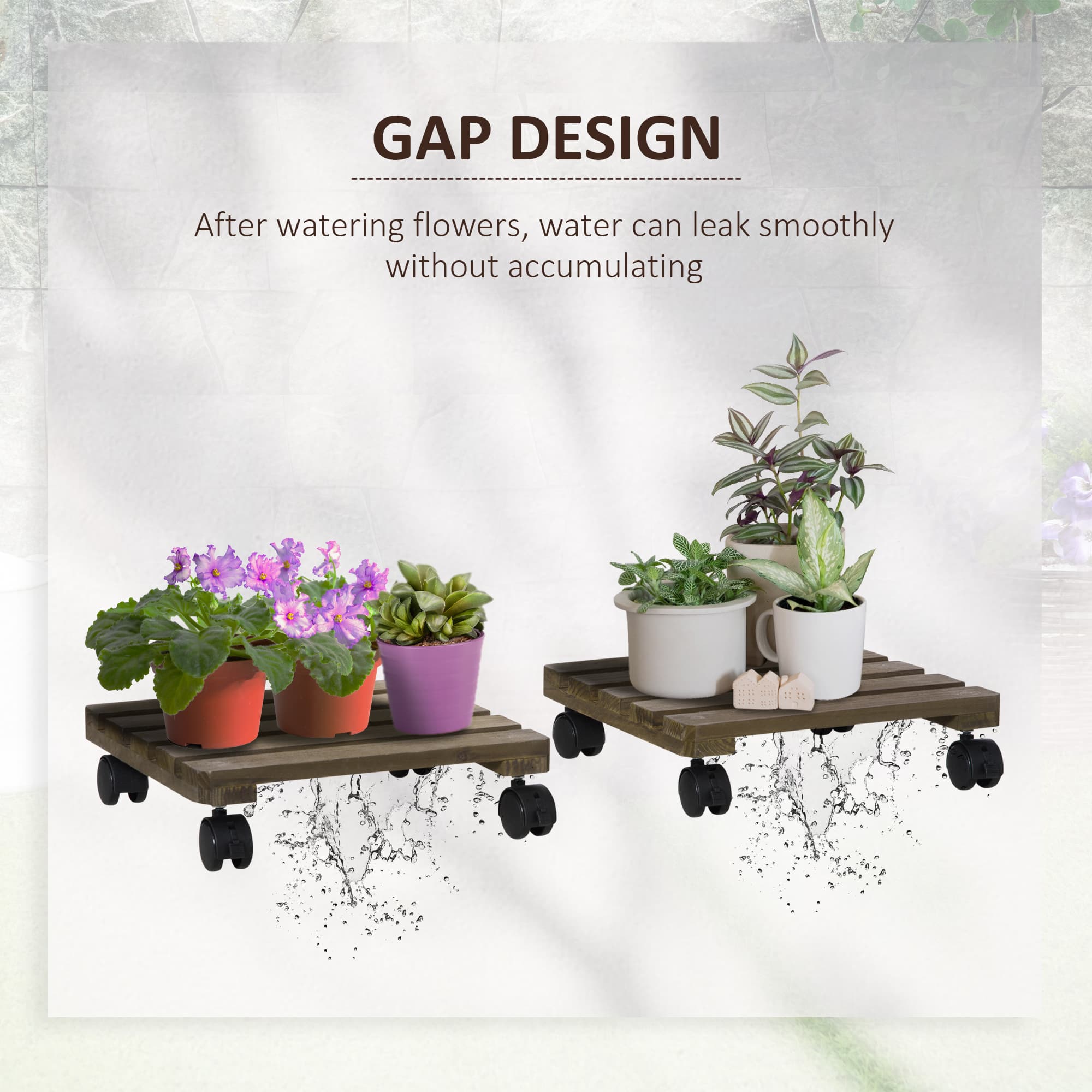 Move Heavy Pots Easily with These Wooden Plant Caddies - image 5