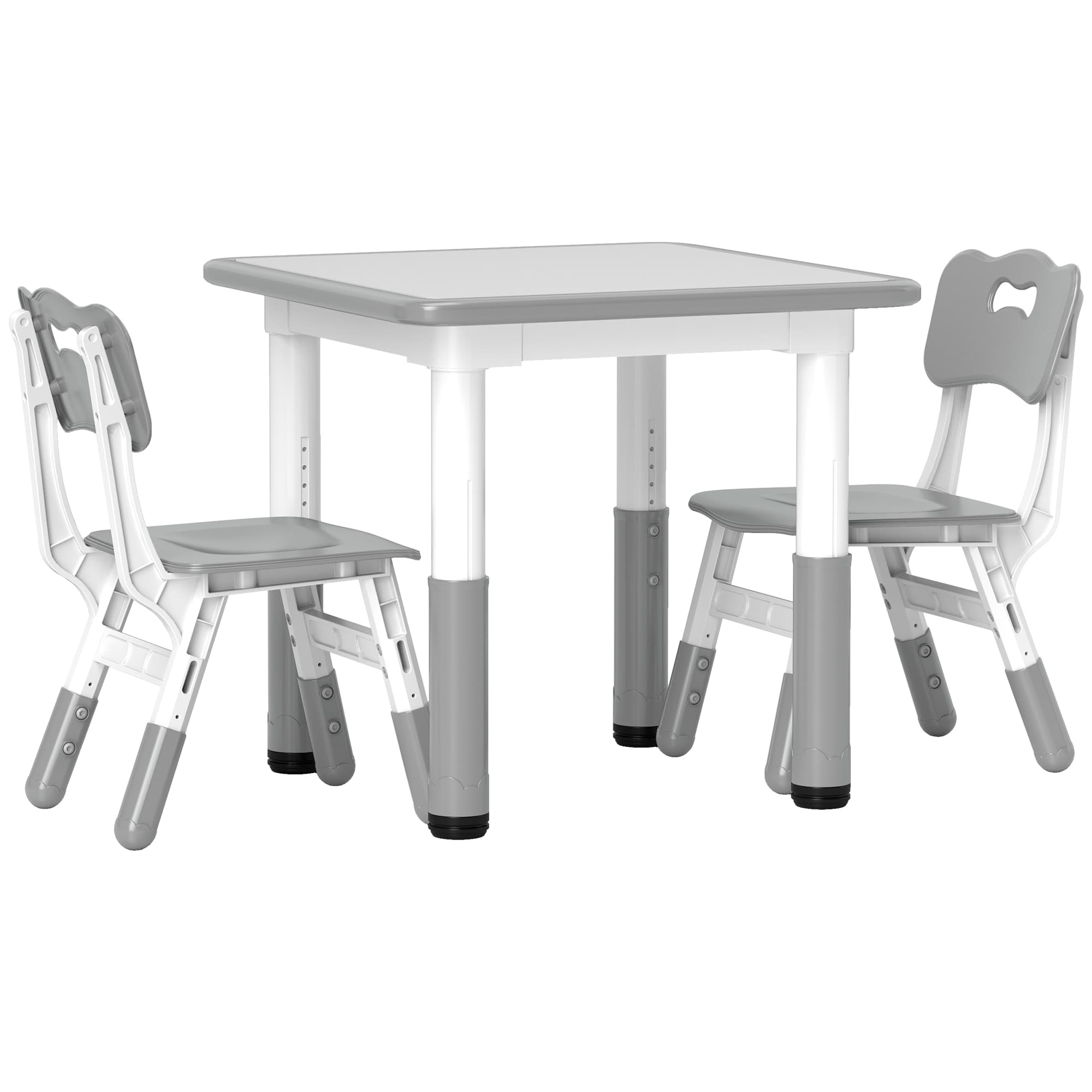 Height Adjustable Toddler Table Set