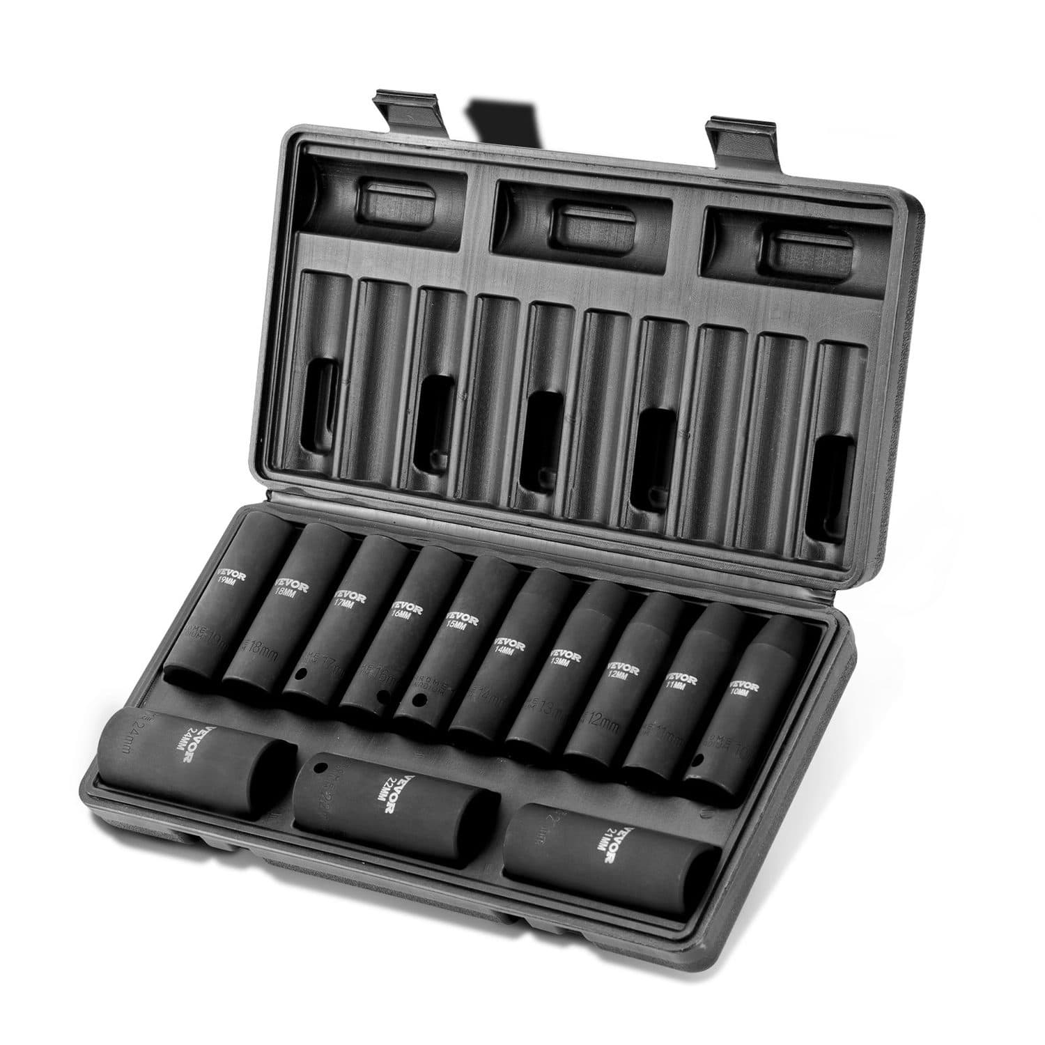 13-Piece 1/2-Inch Drive Deep Impact Socket Set, 10 to 24mm - image 5